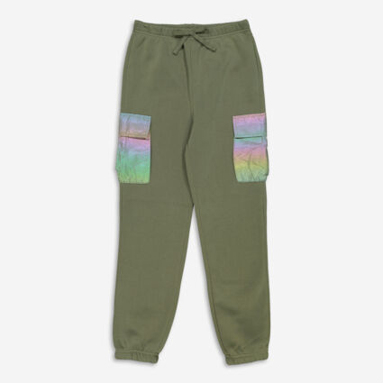 Green Cargo Joggers - Image 1 - please select to enlarge image
