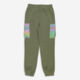 Green Cargo Joggers - Image 2 - please select to enlarge image