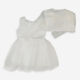 White Lace Pearl Trim Jacket & Dress - Image 2 - please select to enlarge image