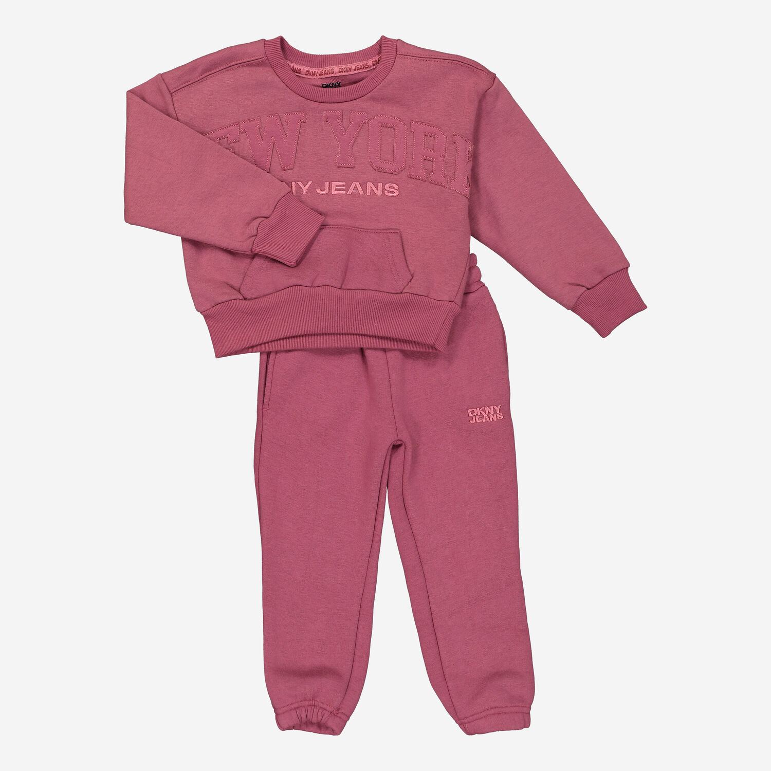 Pink Fleece Lined Tracksuit Set TK Maxx UK