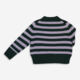 Green Wool Striped Jumper - Image 2 - please select to enlarge image