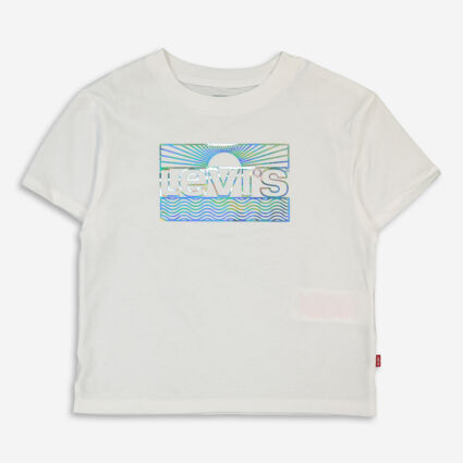 White Branded T Shirt - Image 1 - please select to enlarge image