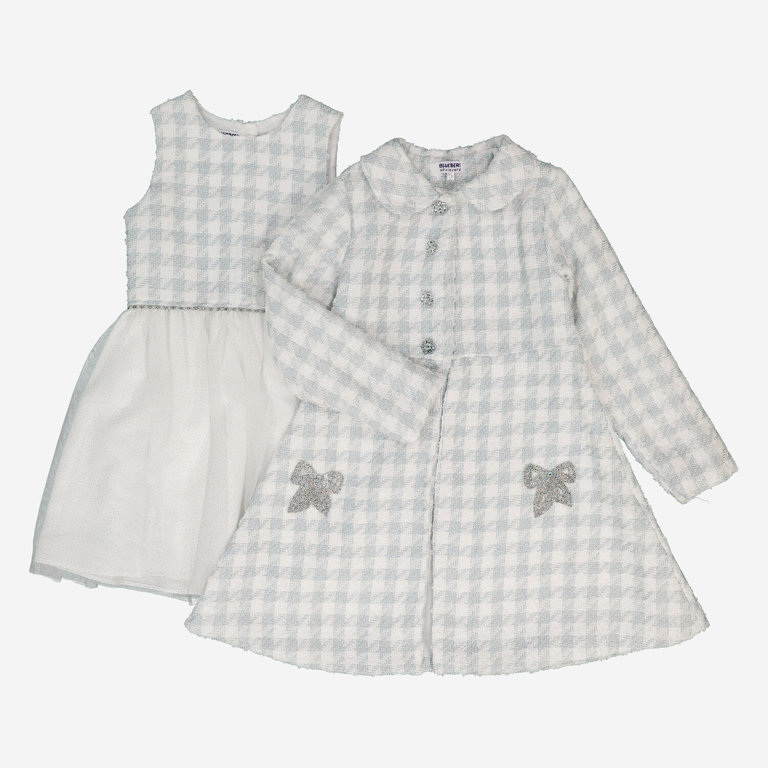 White Boucle Coat Dress Set TK Maxx UK
