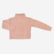 Pink Textured Knit Roll Neck Jumper - Image 1 - please select to enlarge image