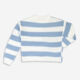 Blue & White Stripe Block Knit Jumper - Image 2 - please select to enlarge image