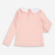 Pink Logo Collar Fleece Long Sleeve Top - Image 2 - please select to enlarge image
