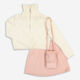 Cream & Pink Three Piece Set  - Image 1 - please select to enlarge image