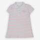 White Striped Polo Dress - Image 1 - please select to enlarge image