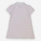White Striped Polo Dress - Image 2 - please select to enlarge image