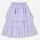 Purple Mesh Frill Skirt - Image 1 - please select to enlarge image