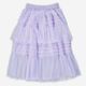 Purple Mesh Frill Skirt - Image 2 - please select to enlarge image