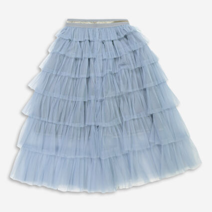 Blue Tutu Skirt - Image 1 - please select to enlarge image