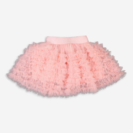 Pink Ruffle Skirt  - Image 1 - please select to enlarge image