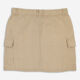 Beige Striped Cargo Skirt - Image 2 - please select to enlarge image