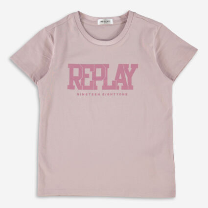 Pink Branded T Shirt - Image 1 - please select to enlarge image