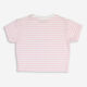 Pink Stripe Crop T Shirt - Image 2 - please select to enlarge image