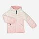 White & Pink Ombre Padded Jacket - Image 1 - please select to enlarge image