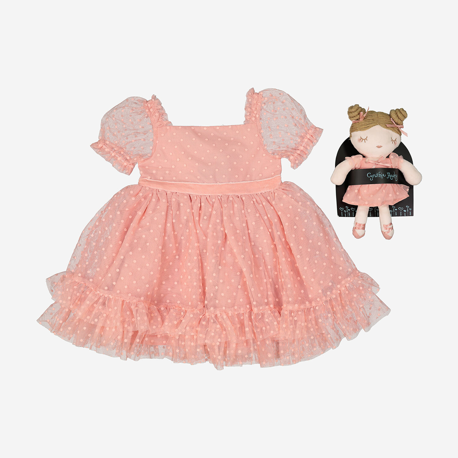 Pink Polka Dot Dress TK Maxx UK - Main Image