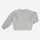 White Cropped Knitted Jumper  - Image 2 - please select to enlarge image