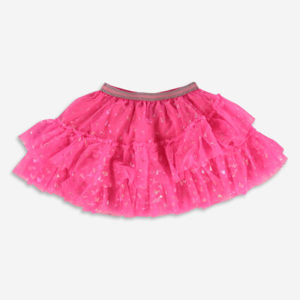 Pink Butterfly Tutu Skirt - Image 1 - please select to enlarge image