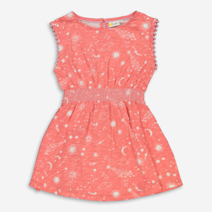 Pink Celestial Jersey Dress  - Image 1 - please select to enlarge image