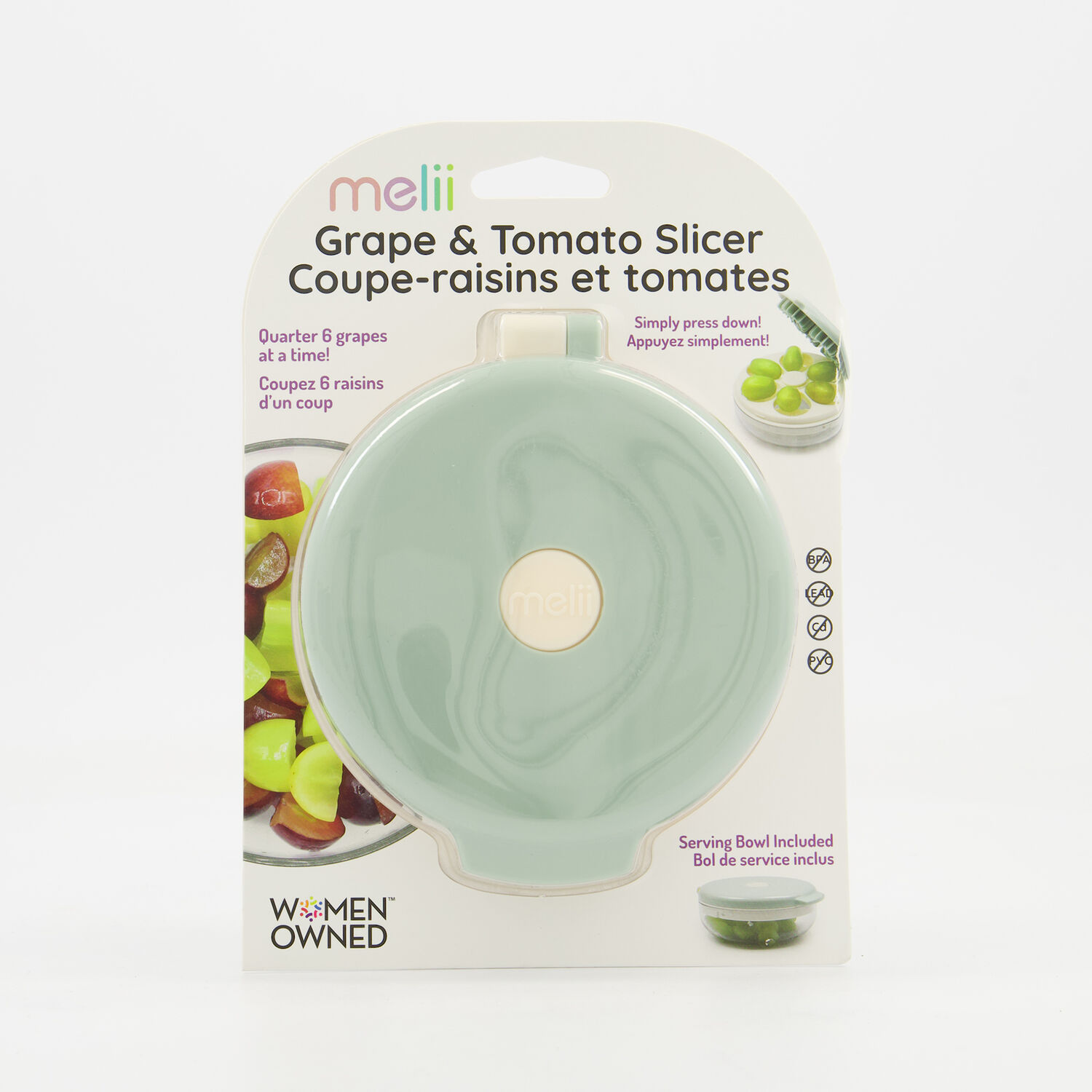 Sage & Ivory Grape & Tomato Slicer 5x12cm Sage & Ivory Grape & Tomato Slicer 5x12cm