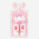 Pink Easter Headband & Bootie Set - Image 1 - please select to enlarge image