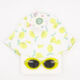 Yellow Lemon Bucket Hat & Sunglasses Set  - Image 1 - please select to enlarge image