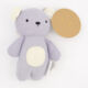 Blue Knitted Teddy Toy  - Image 1 - please select to enlarge image