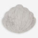 Grey Shell Rug 65x75cm - Image 1 - please select to enlarge image