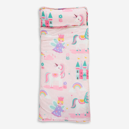 Pink Magic Unicorn Infant Nap Mat  - Image 1 - please select to enlarge image