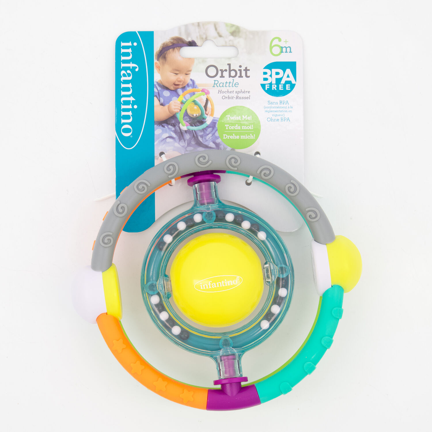 Multicoloured Orbit Rattle TK Maxx UK