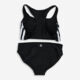 Black Two Piece Bikini Set  - Image 2 - please select to enlarge image