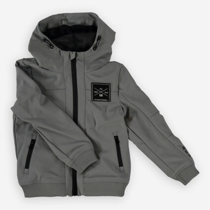 Grey Softshell Jacket - Image 1 - please select to enlarge image