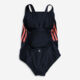 Navy Acired Swimsuit - Image 2 - please select to enlarge image