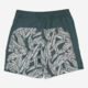 Green & White Palm Leaf Swim Shorts - Image 2 - please select to enlarge image