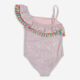 Pink Shiny Tassel Swimsuit  - Image 2 - please select to enlarge image