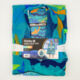 Blue Shark Hooded Poncho Towel  - Image 1 - please select to enlarge image