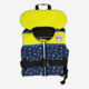 Navy & Yellow Nautical Swim Vest  - Image 1 - please select to enlarge image