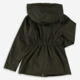 Olive Coated Trench Coat - Image 2 - please select to enlarge image