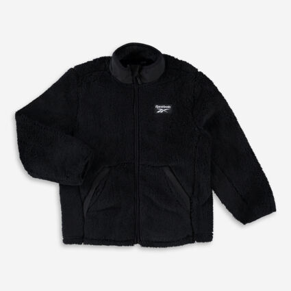 Black Fleece Jacket - Image 1 - please select to enlarge image