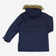 Navy Padded Parka Jacket - Image 2 - please select to enlarge image