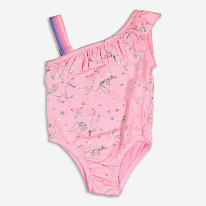 Pink Unicorn Swimsuit - Image 1 - please select to enlarge image