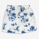 Blue & White Tie Dye Shorts - Image 2 - please select to enlarge image