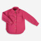 Pink Felt Button Down Shacket  - Image 1 - please select to enlarge image