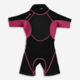 Pink & Grey Short Wetsuit - Image 1 - please select to enlarge image