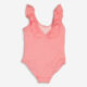 Pink & White Stripe Swimsuit - Image 2 - please select to enlarge image