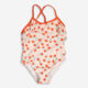 Pink & Orange Patterned Swimsuit - Image 1 - please select to enlarge image