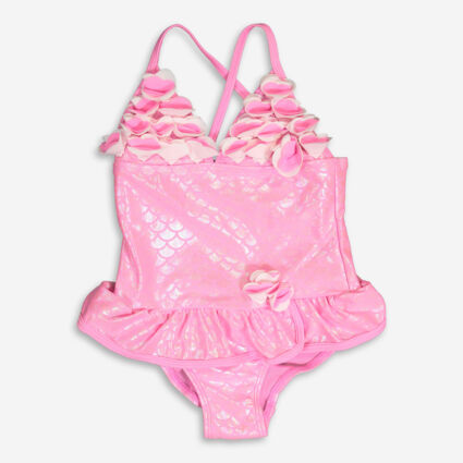 Pink Iridescent Mermaid Swimsuit - Image 1 - please select to enlarge image