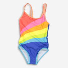 Multicolour Striped Swimsuit